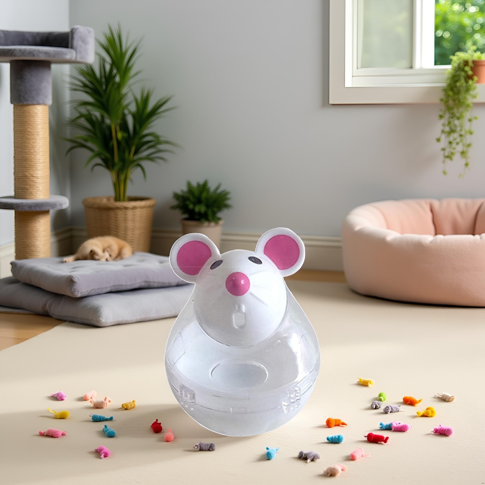 Juroicessry jeu ludique chat, léger et maniable pour petits exercices.