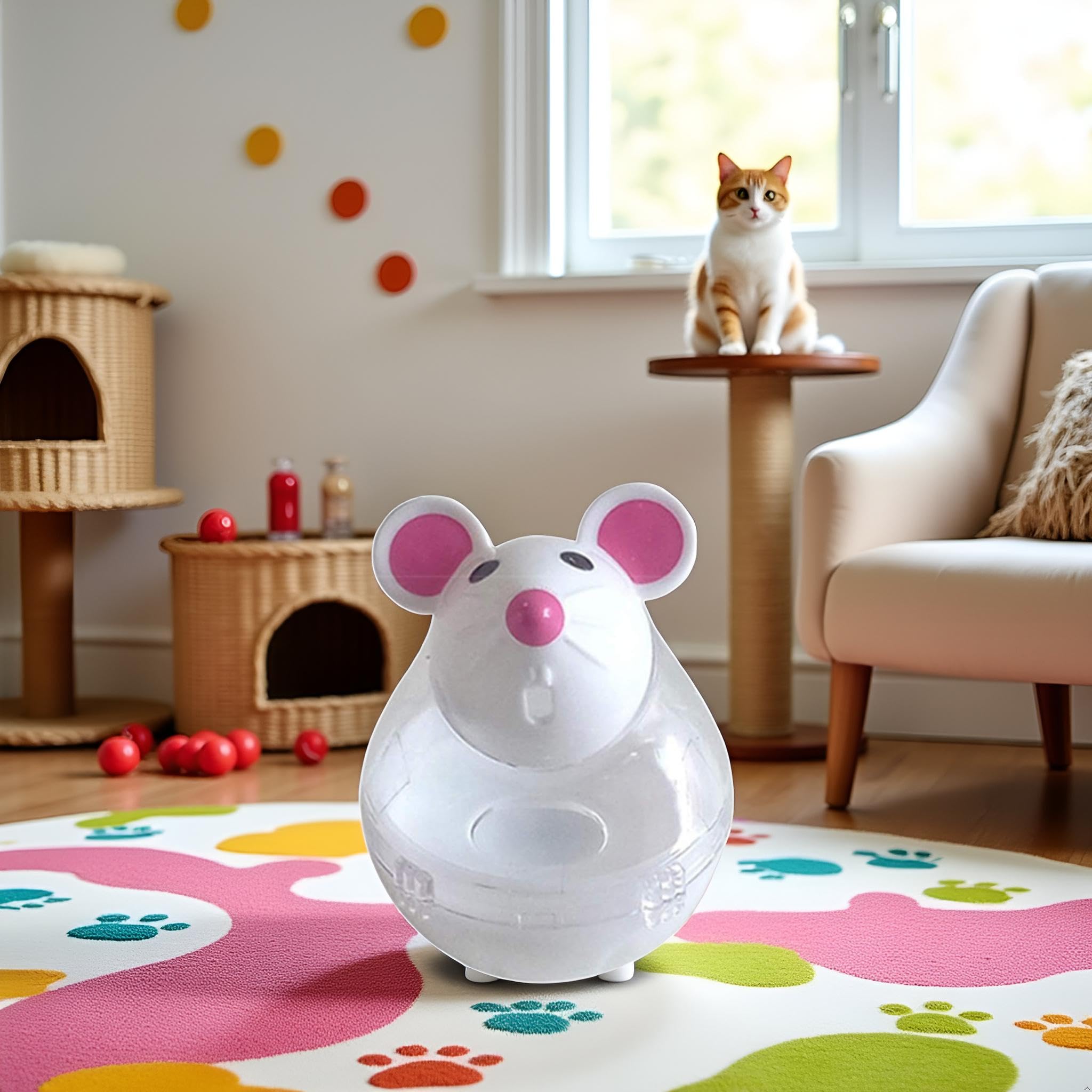 Juroicessry rangement friandises chat, pratique et accessible.