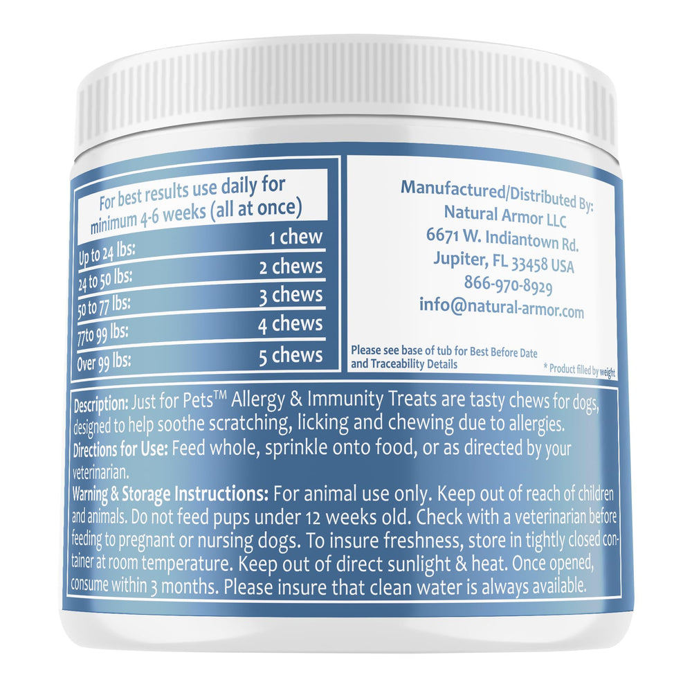 JUST FOR PETS – bien-être quotidien du chien, 120 bouchées faciles