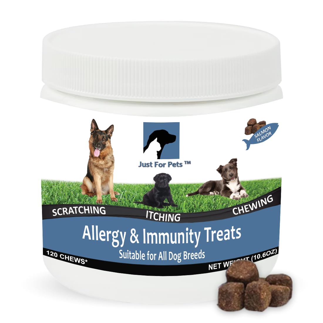 JUST FOR PETS – emballage des friandises anti-allergie pour chien, pratique