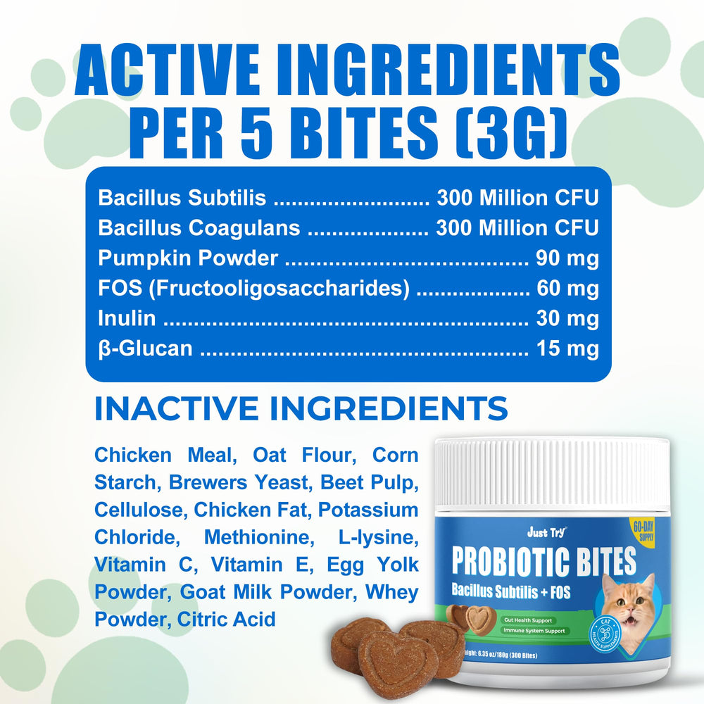 Just Try 300 Bites: sans additifs artificiels ni maïs, blé ou soja.