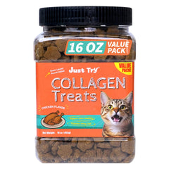 Just Try bouchées collagene chat texture croquante pour récompenser