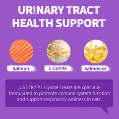 Just Try Lysine chat gourmands, récompense idéale pour entraînement