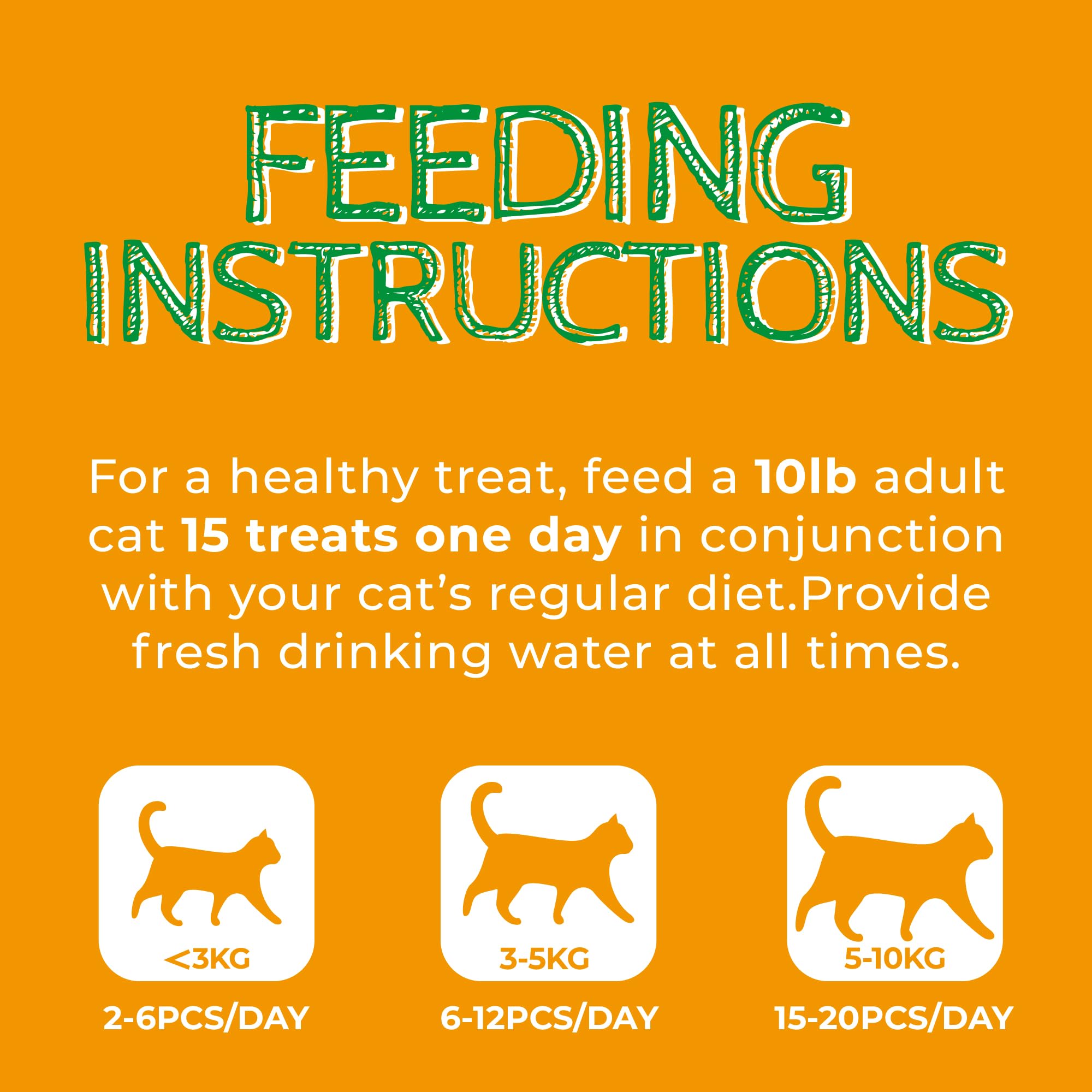 Just Try friandises chat calories-faibles: collation légère pour les chats