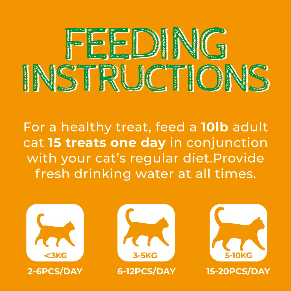 Just Try friandises chat calories-faibles: collation légère pour les chats