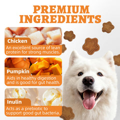 Just Try friandises chien poulet — saveur riche et protéinée pour chiens gourmands.