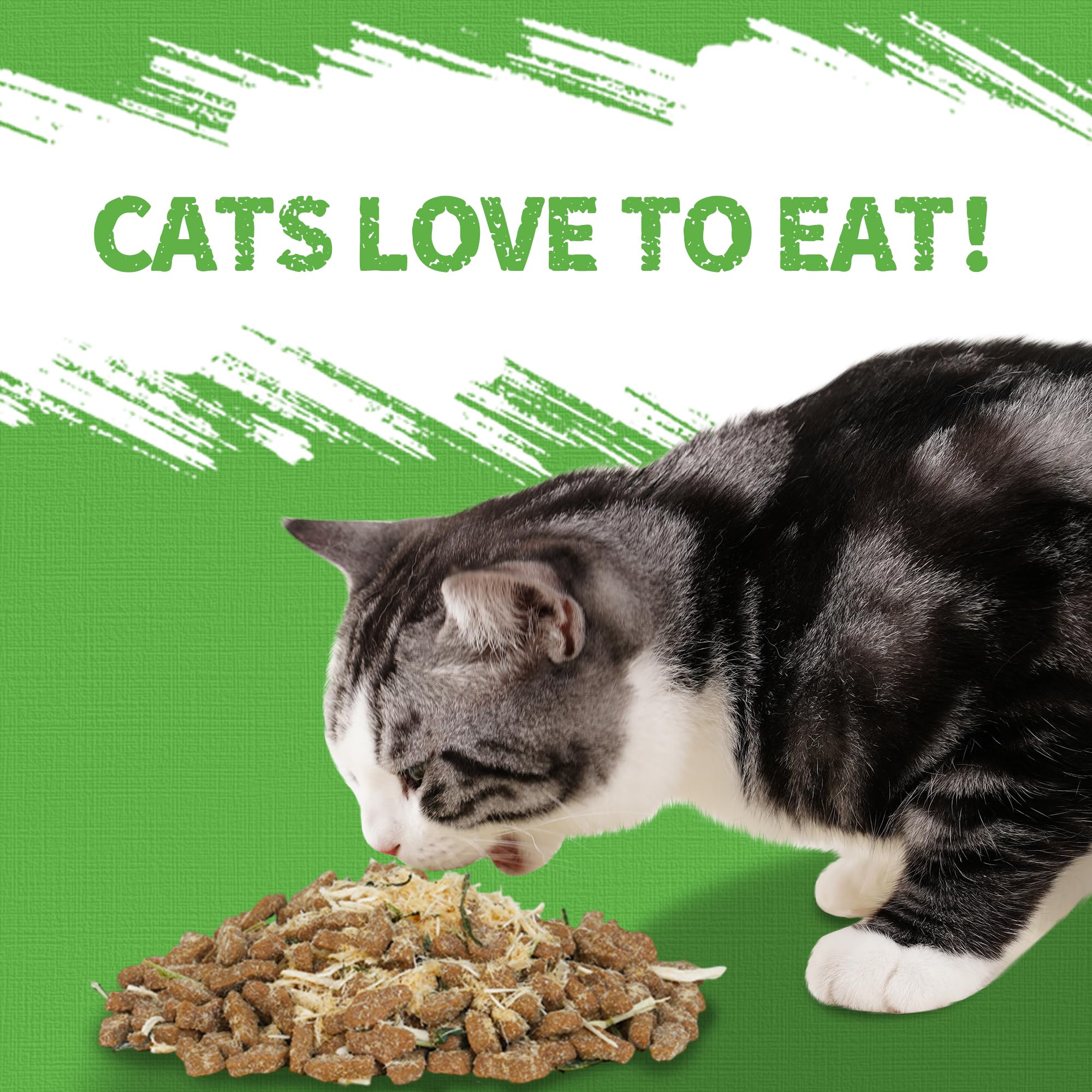 Just Try friandises jerky à l’herbe à chat – texture double pour stimulation et récompense