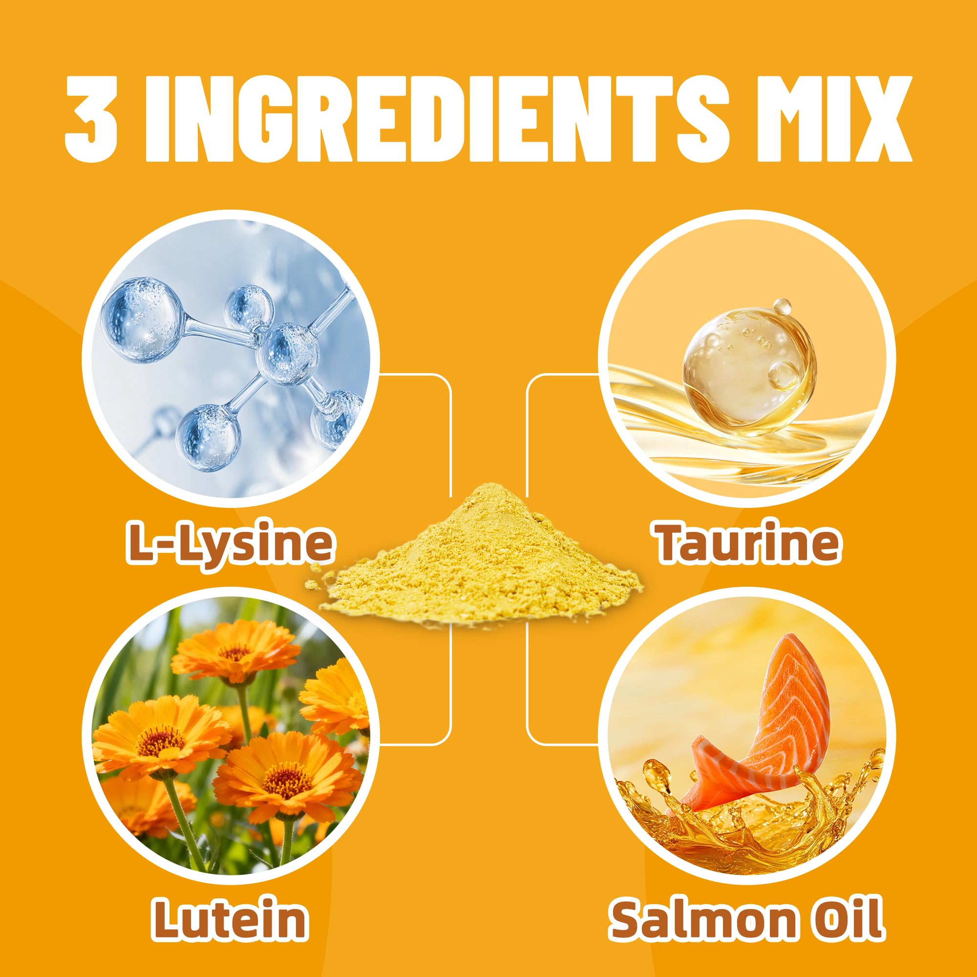 Just Try Poudre Lysine pour chats, prébiotiques, soutien santé intestinale.