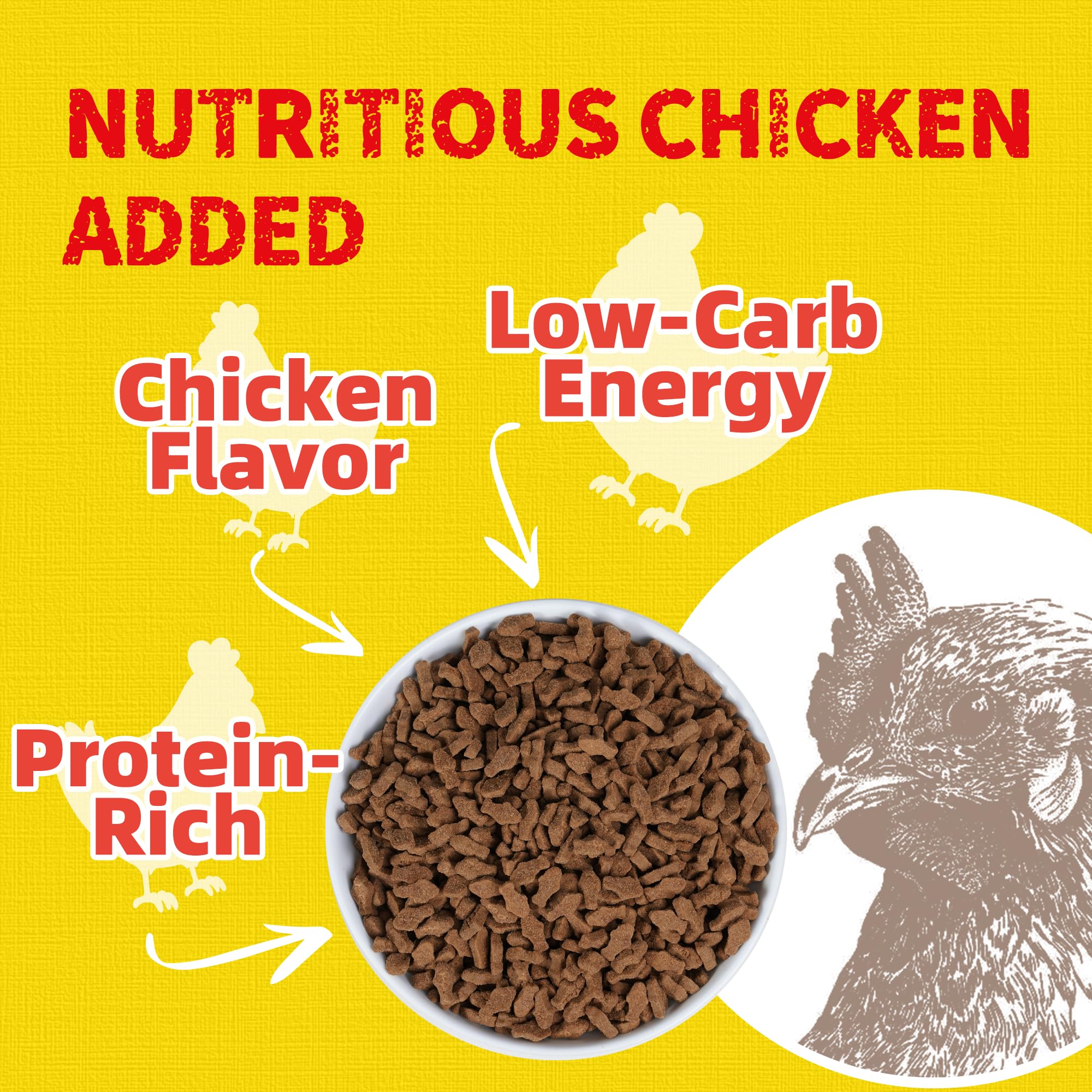 Just Try friandises poulet et taurine, source naturelle pour le régime.