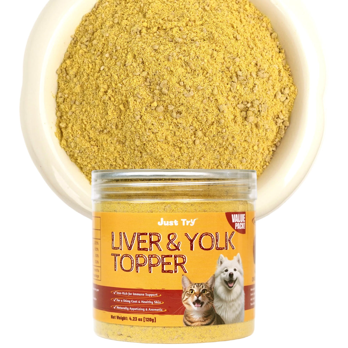 Just Try foie-de-poulet-lyophilisé – pelage sain et brillant du chat