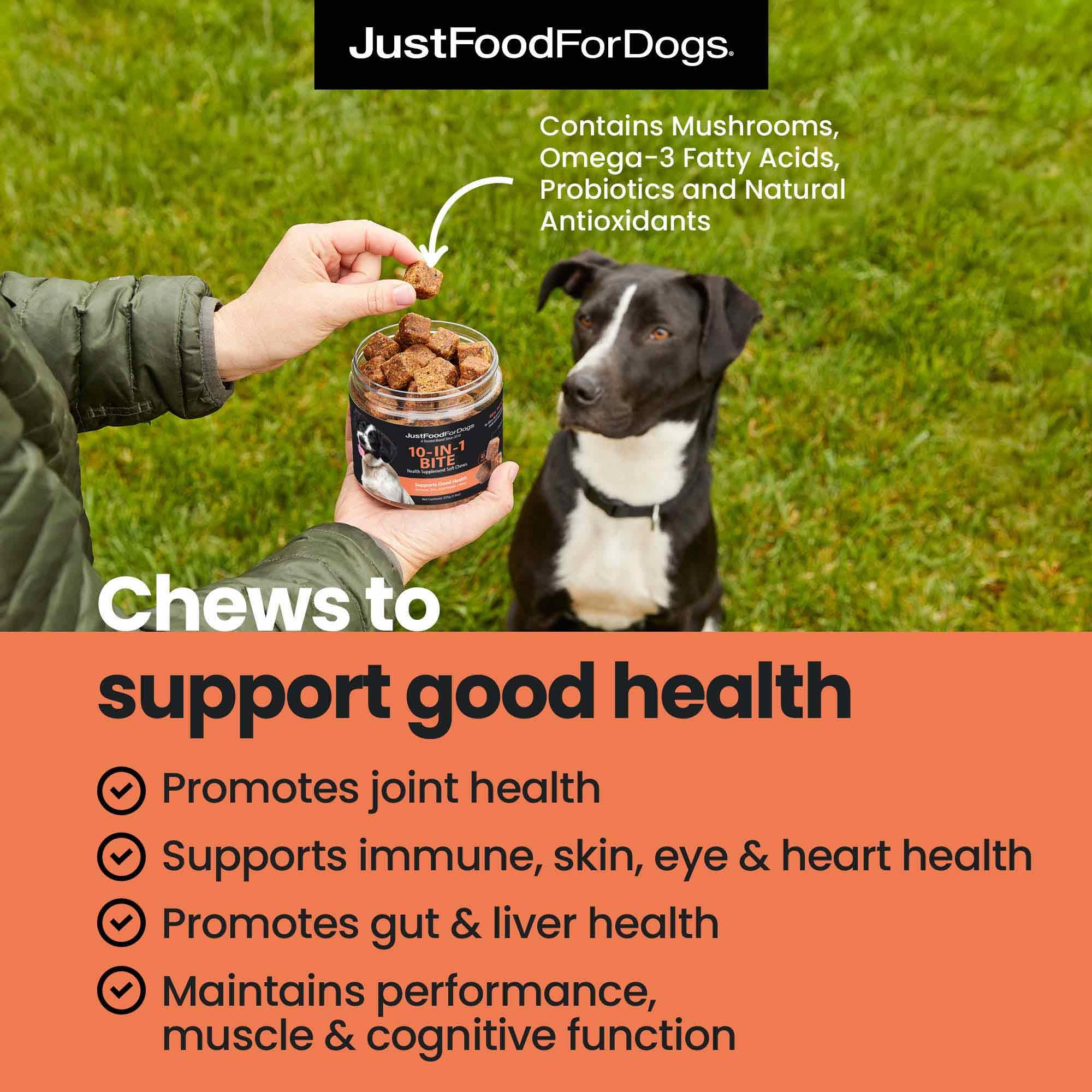 Huile d algue JustFoodForDogs Oméga-3 pour peau saine et articulations.