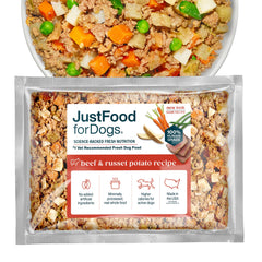 JustFoodForDogs alimentation froide pour chien – texture appétissante.