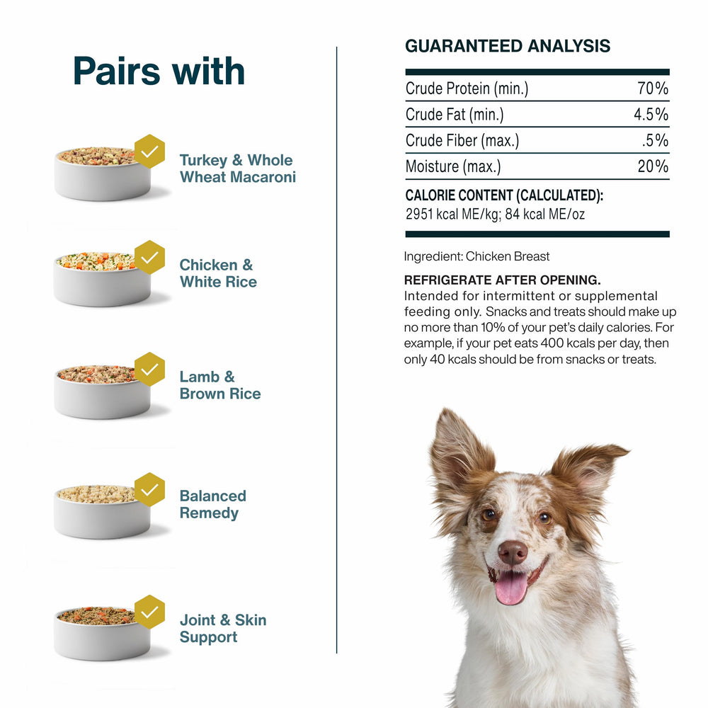 JustFoodForDogs-chien-deguste-friandise: recompense-simple-et-savoureuse.