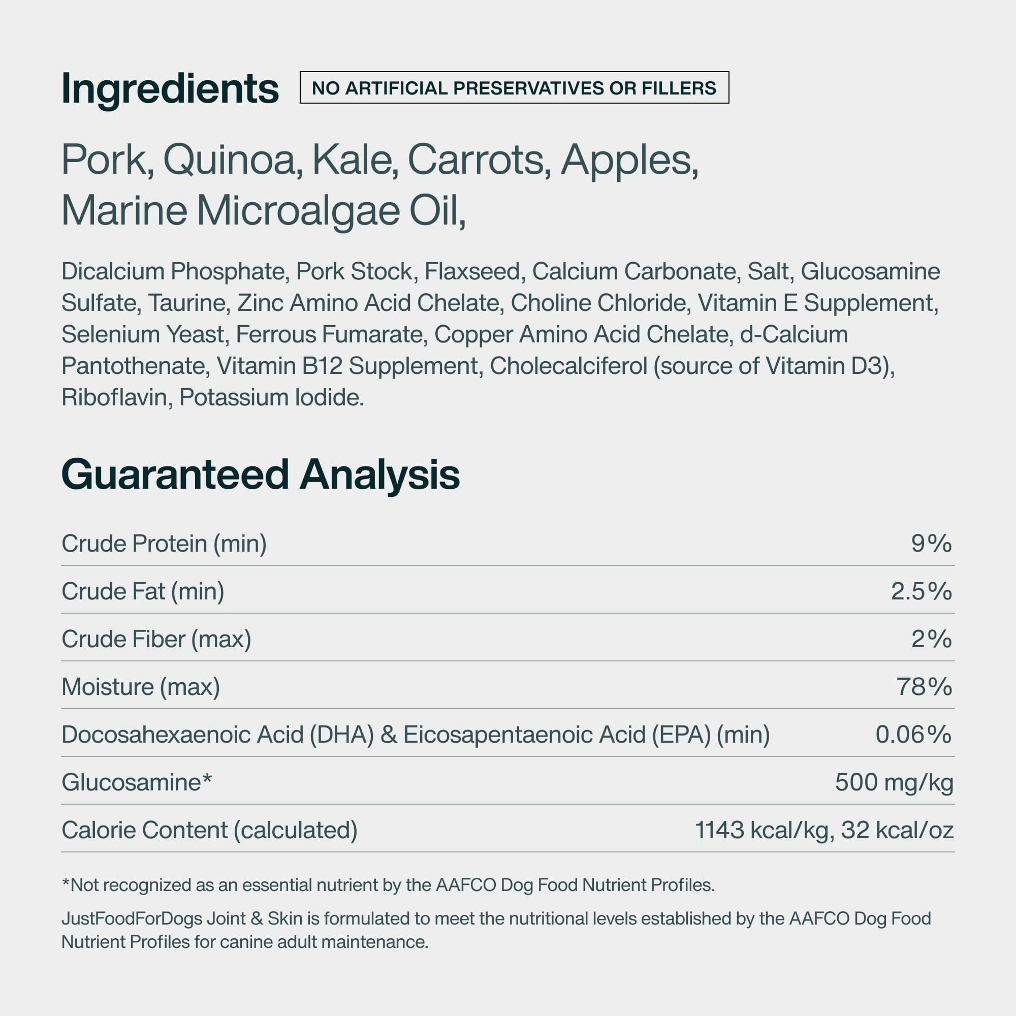JustFoodForDogs: format pack de 7 pour une alimentation continue et pratique.