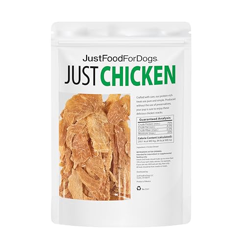 JustFoodForDogs Friandise viande séchée maison, sans additifs, parfaite pour l'entraînement.