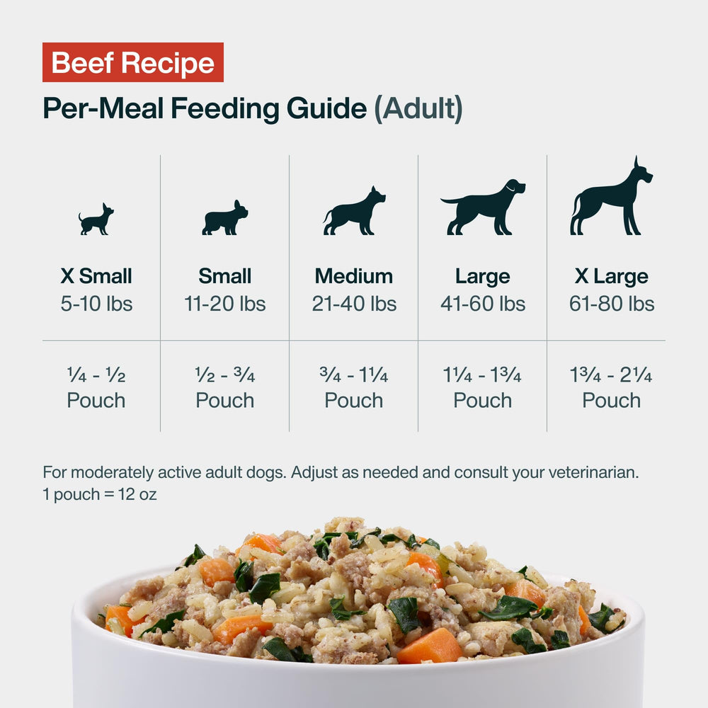 JustFoodForDogs JustFresh emballage pratique pour déplacements.