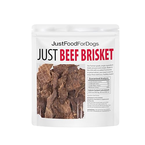 JustFoodForDogs morceaux-viande-saine : ingrédients simples et sans additifs pour chiens sensibles.