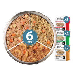 JustFoodForDogs Panier Frais Boeuf – portions pratiques pour repas complet.