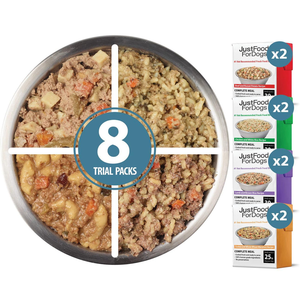 JustFoodForDogs Panier Frais Boeuf — repas équilibré pour chien actif