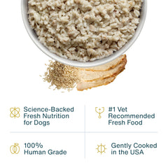 JustFoodForDogs Pantry Fresh ingrédients frais visibles