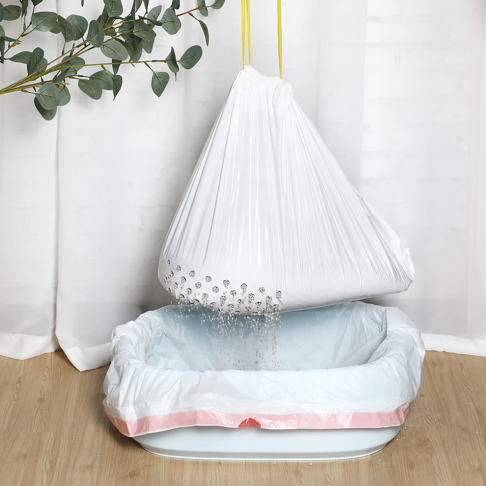 Nettoyage plus propre avec les sacs Jutom et leur design à trous.
