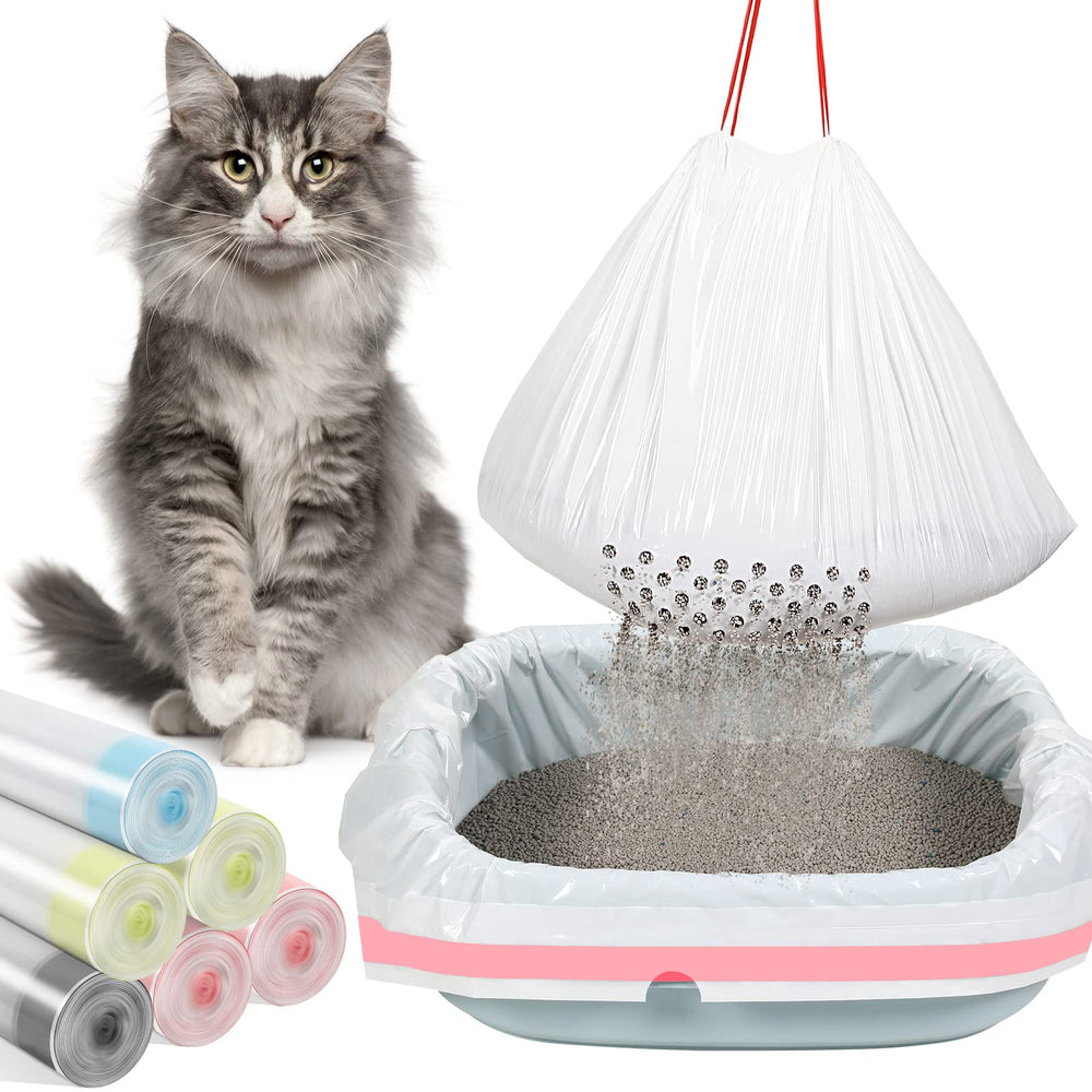 Sacs-litière Jutom 36x18 avec trous pour filtration efficace.