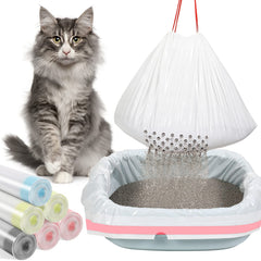 Sacs-litière Jutom 36x18 avec trous pour filtration efficace.