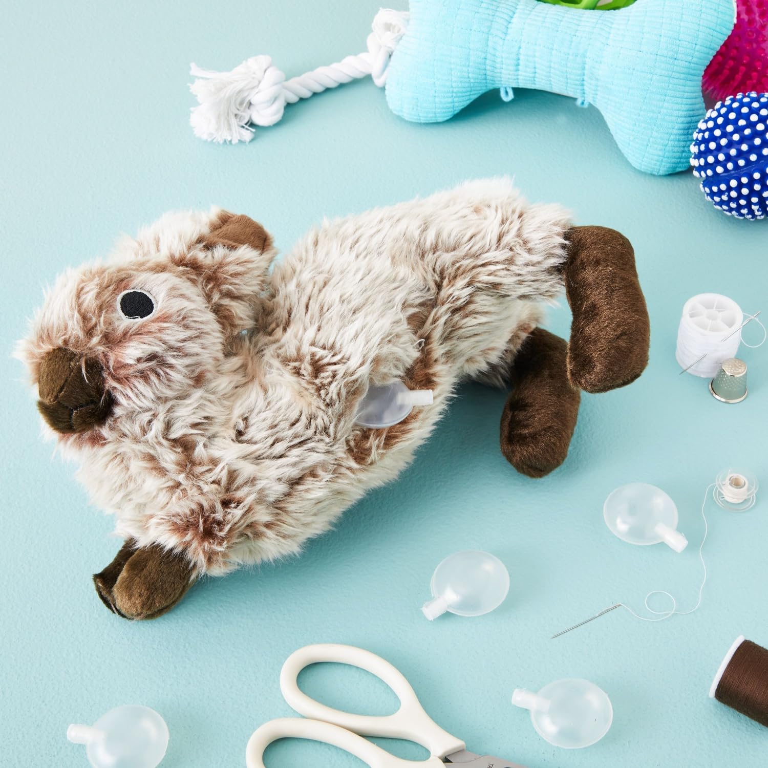 Juvale sifflets de remplacement transparents: insertion discrète dans les jouets.