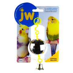 Boule disco avec cloche JW ActiviToy offrant un divertissement sonore.