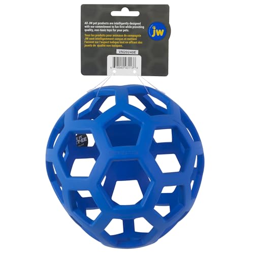 JW Hol-ee Roller en caoutchouc naturel : jouet durable pour chiens qui aiment mâcher