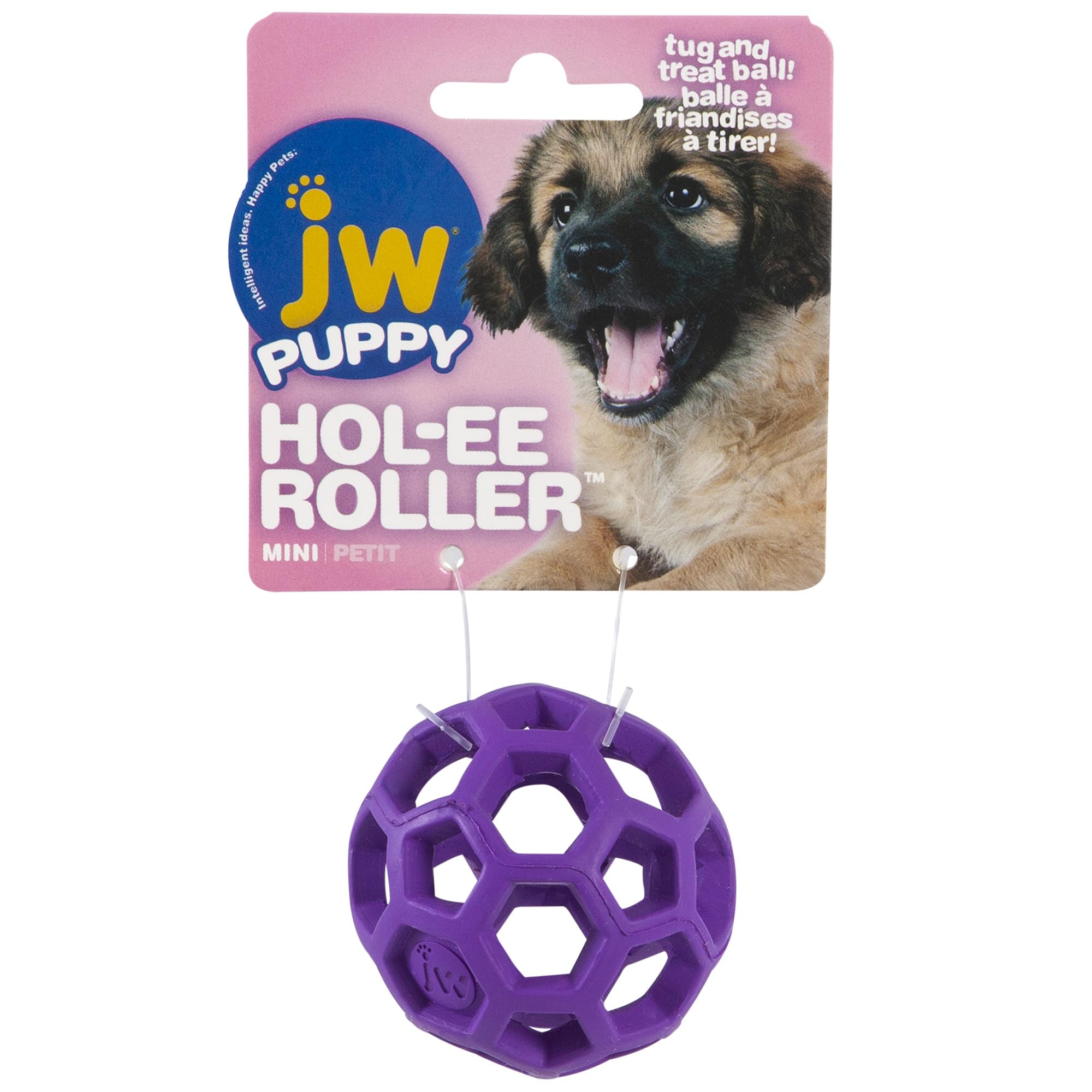 JW Hol-ee Roller caoutchouc ultra-elastique: résiste et accueille diverses friandises.
