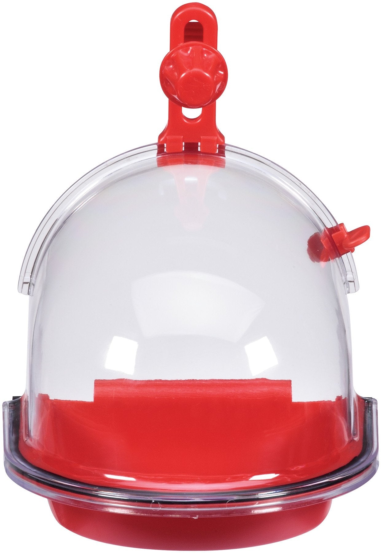 JW Insight : couvercle translucide pour observer le bain sans déranger le perroquet