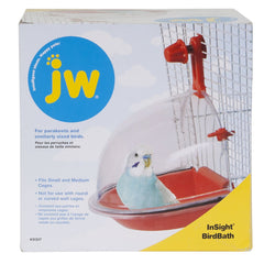 JW Insight : bain adapté pour perruches petites et moyennes, stimulant le jeu