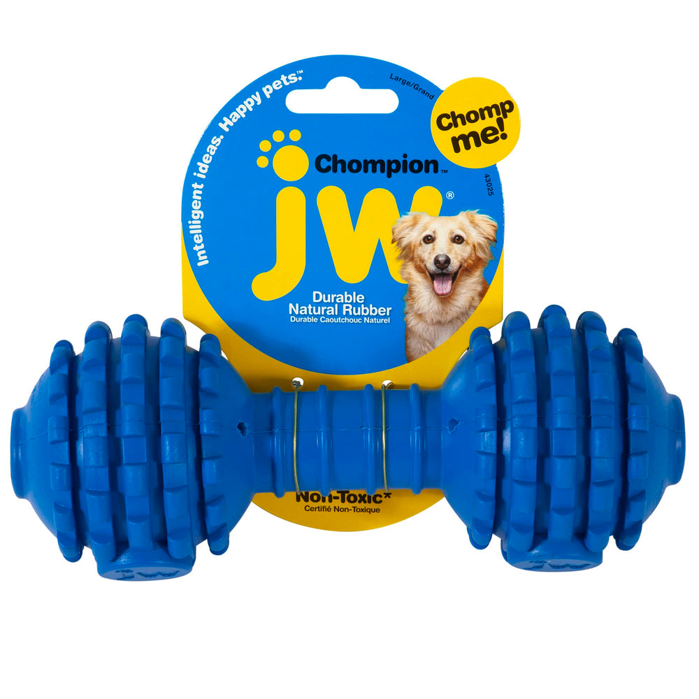 JW Pet Chompion disponible en trois tailles, adaptation pour chiens moyens et grands
