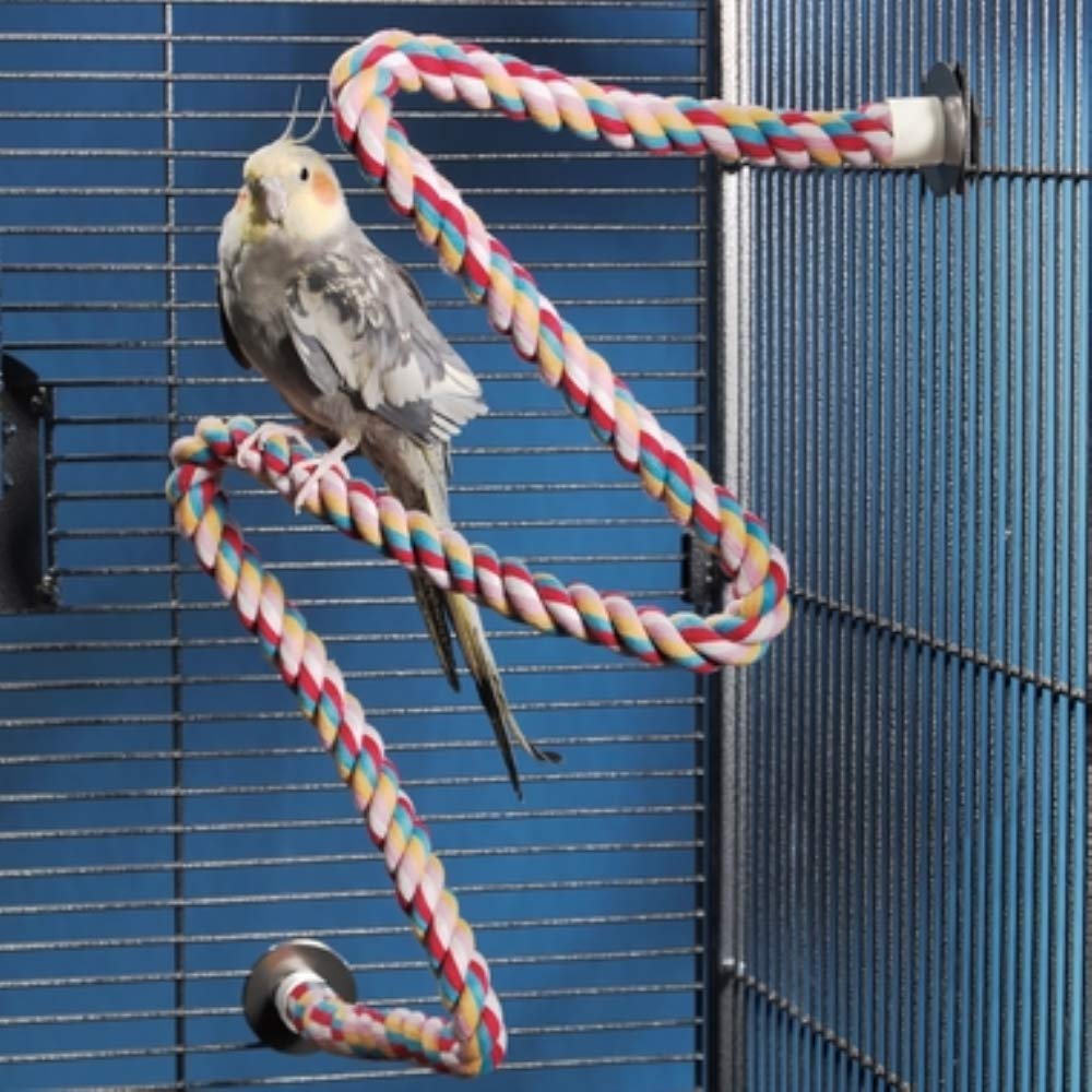 JW Pet Comfy Perch, corde flexible; surface douce pour pattes.