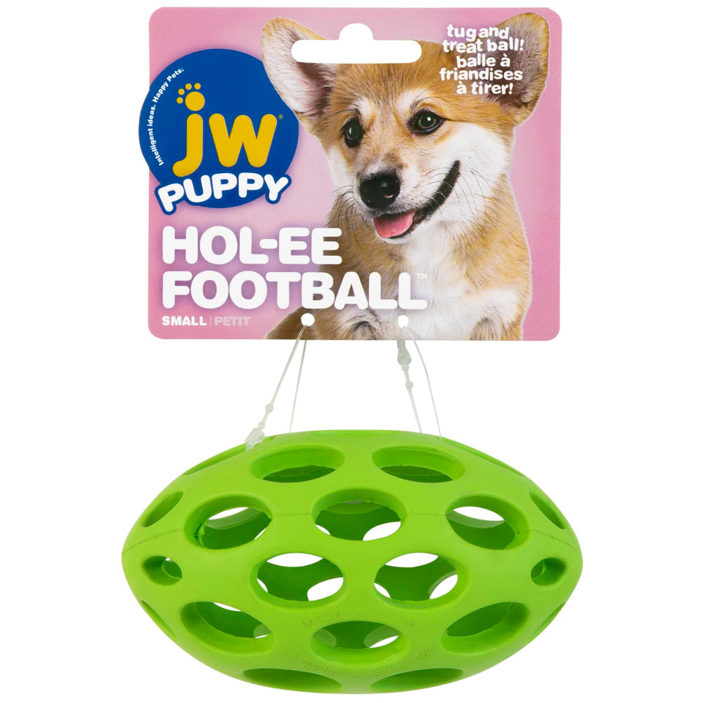 JW Pet Hol-ee Balle Puzzle petit 5 pouces, stimule la résolution de problèmes
