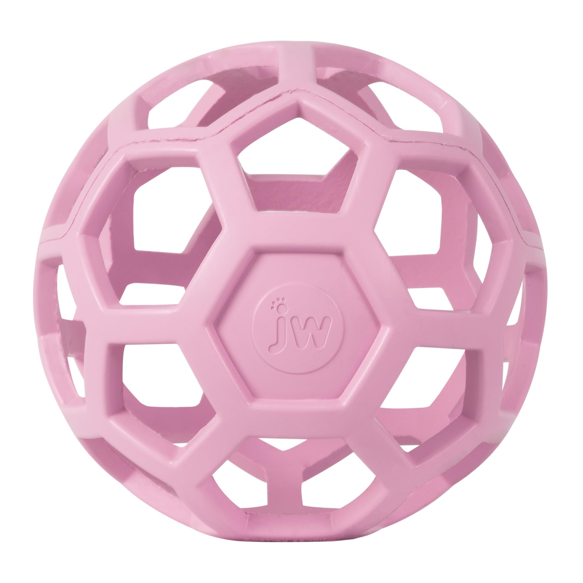 JW Hol-ee Roller balle puzzle rose, stimule la réflexion lors du jeu en intérieur.