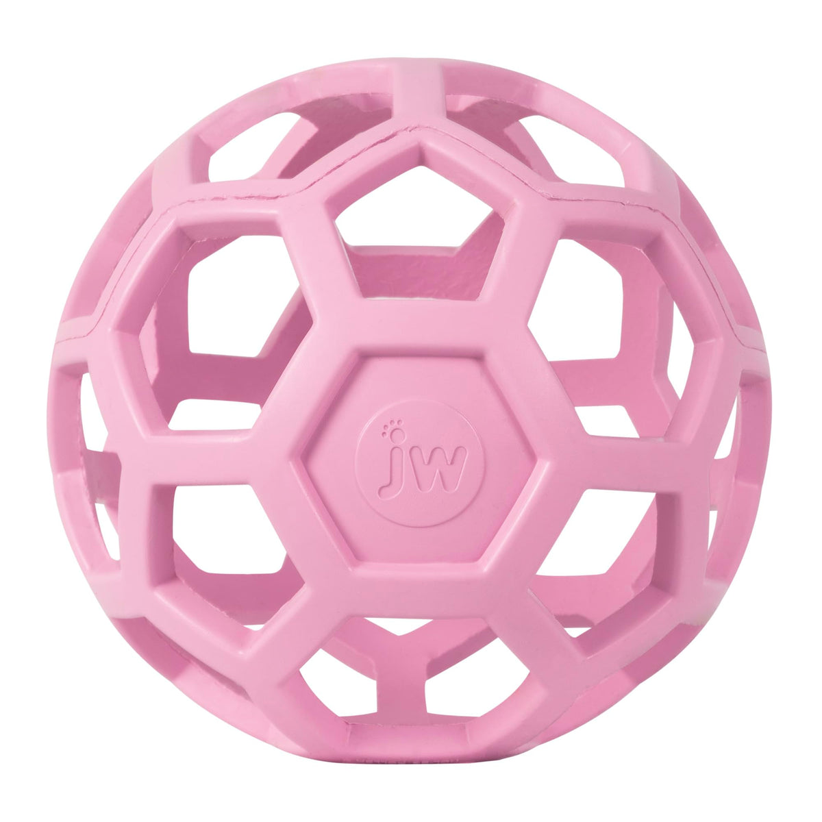 JW Hol-ee Roller balle puzzle rose, stimule la réflexion lors du jeu en intérieur.