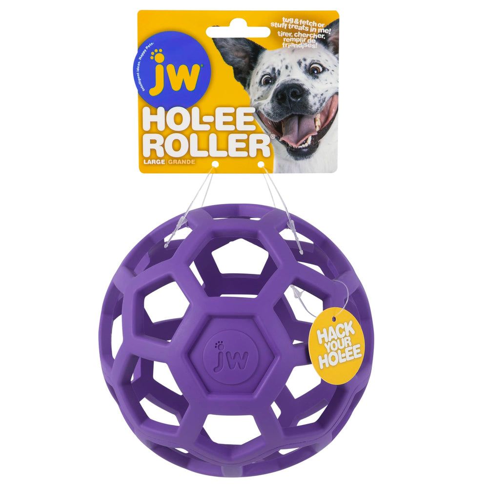 Grand diamètre 5,5 po JW Hol-ee Roller, durable pour chiens moyens à grands.