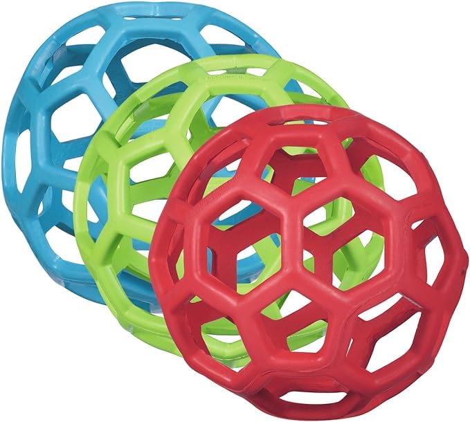 JW Holee jouet mordant durable, ressenti robuste pour chiens actifs.