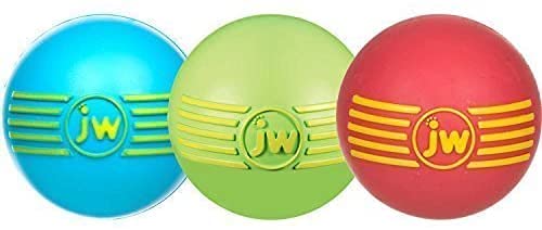 Ensemble de 3 balles iSqueak JW, couleurs variées, lavage simple et durabilité