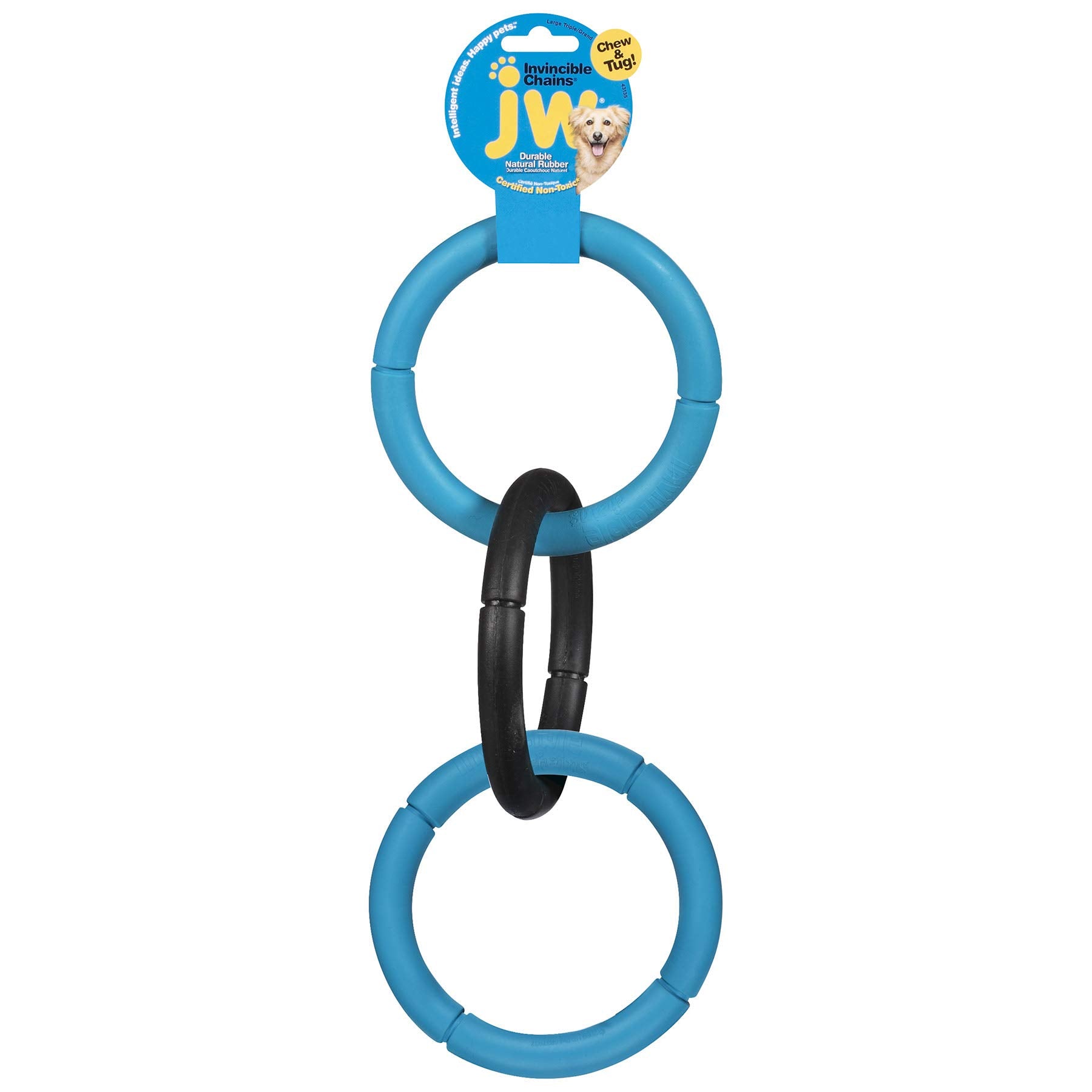 JW Pet jouet-tug en caoutchouc, tir durable et mastication intense