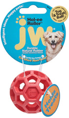 JW Pet Mini Hol-ee Roller, balle mini en caoutchouc naturel durable et non toxique.