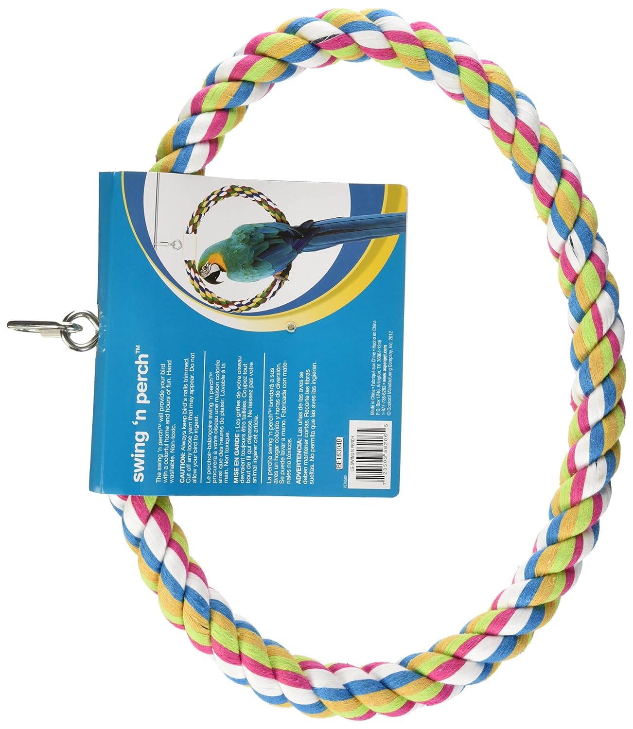 JW Pet Swing N' Perch : nettoyage en machine pour un entretien facile