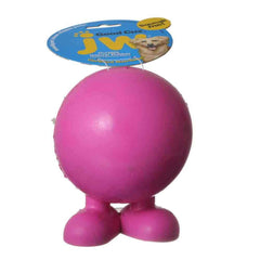 JW Pet Tough By Nature Good Cuz, balle en caoutchouc avec pieds, résistante et stimulante pour chiens.