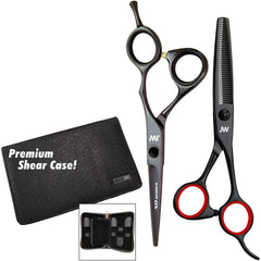 JW Shears XO: lame convexe et poignée décalée pour des coupes précises et confortables.