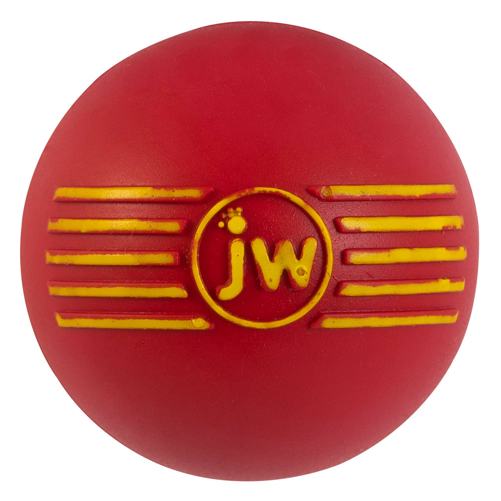 JW Squeak-ee Ball: jouet avec sifflement durable pour petites races.