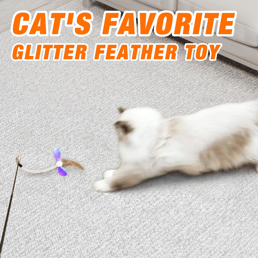 JXFUKAL attache baguette chat : accessoire interactif pour jeu