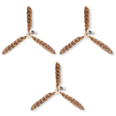 JXFUKAL baton-jouet-chat plumes-naturelles stimule l'instinct de chasse