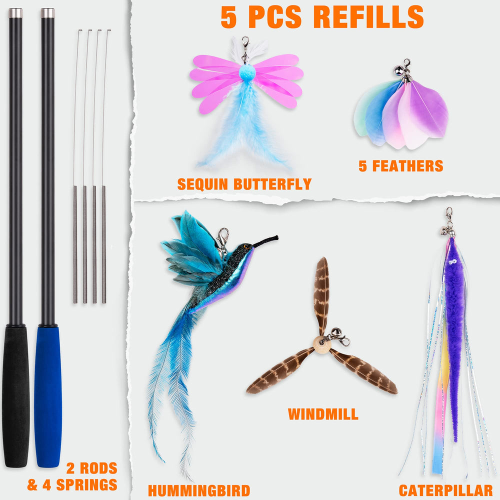JXFUKAL Ensemble accessoires chat pour moments de jeu partagés